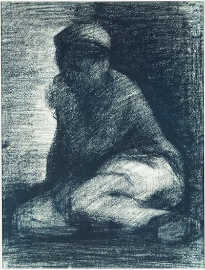 Nuori mies hiipivässä, n. 1882 tekijältä Georges Pierre Seurat