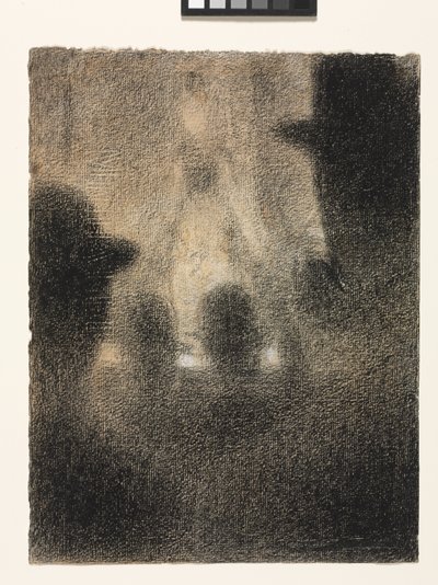 Kahvila-konsertti, 1887-88 tekijältä Georges Pierre Seurat