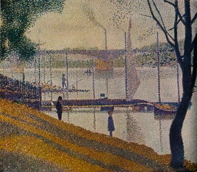 Courbevoien silta, 1886 tekijältä Georges Pierre Seurat