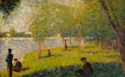 Study for A Sunday on La Grande Jatte, 1884. tekijältä Georges Pierre Seurat
