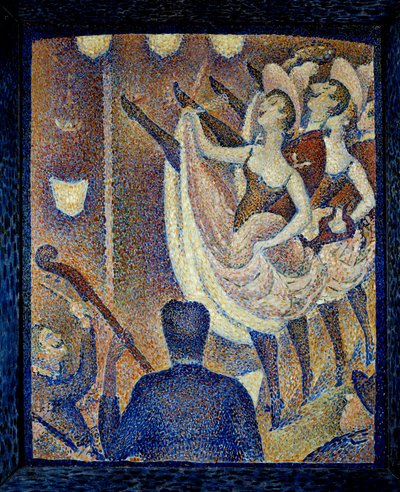 Opiskele chahut Danceuses de chahut, tanssi skandaali, tanssimuoto, joka ilmestyi samaan aikaan kuin ranskalainen cancan, noin 1830 Montparnassessa. Georges Seuratin (1859-1891) maalaus 1889 Buffalo. Albright Knox Art Gallery - Le Chahutin tutkimus. Da tekijältä Georges Pierre Seurat