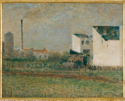 Suburbs (maalaus kankaalle) tekijältä Georges Pierre Seurat