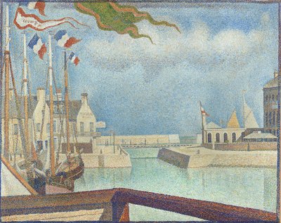 Sunnuntai Port-en-Bessinissä tekijältä Georges Pierre Seurat