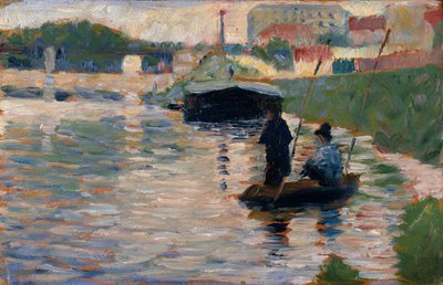 Näkymä Seine-joelle, 1882-83. tekijältä Georges Pierre Seurat