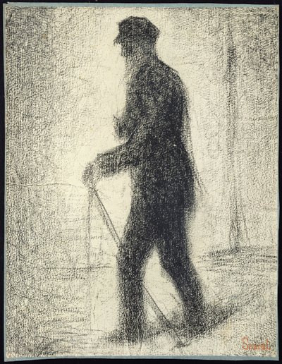 Kävely, noin 1882 tekijältä Georges Pierre Seurat