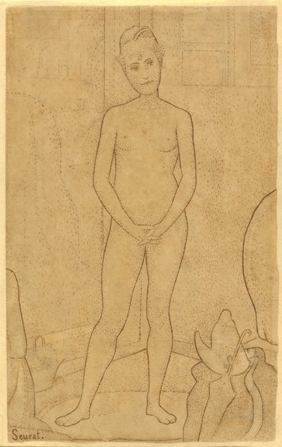 Opiskelu "The Modelsin" jälkeen tekijältä Georges Seurat