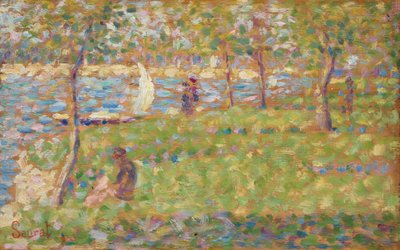 Tutkimus "La Grande Jatte" tekijältä Georges Seurat