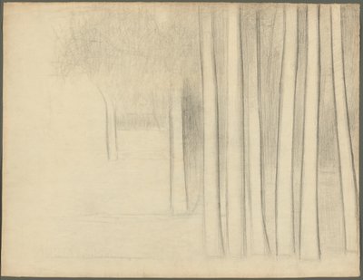 Puunrungot (tutkimus La Grande Jattea varten) tekijältä Georges Seurat