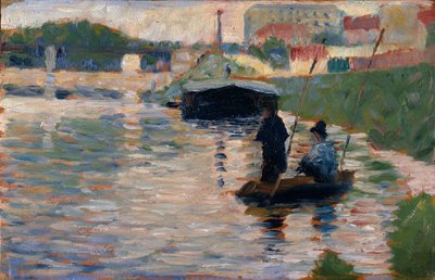 Näkymä Seinen rannalle, 1882-83 tekijältä Georges Seurat