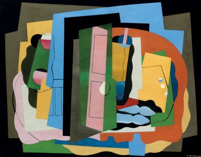 Vaaleanpunainen ovi; La porte rose, 1927 tekijältä Georges Valmier