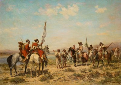 Metsästysjuhlat (öljy kankaalle) tekijältä Georges Washington