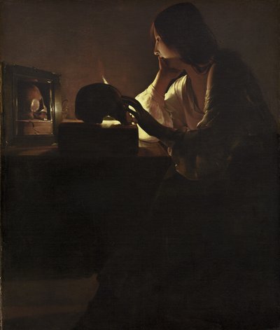 Katuva Magdalena, 1635-40 tekijältä Georges de La Tour