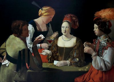 Huijaus timanttiässällä tekijältä Georges de La Tour