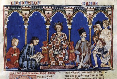 Alfonso X el Sabio tuomarina, hänen Libro de los Dados -kirjastaan (20681403203). tekijältä Georgia Levan Ramishvili from Tbilisi