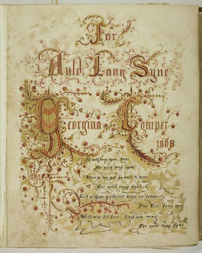Nimetön [For Auld Lang Syne], 185568. tekijältä Georgina Cowper