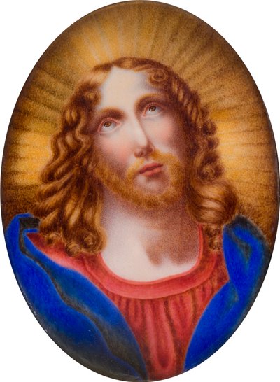 Man of Sorrows: Vapahtaja, n. 1810-1842 (öljy kankaalle) tekijältä Georgina Viscountess Newport Moncreiff
