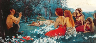 Pan (öljy kankaalle) tekijältä Gerald Fenwick Metcalfe
