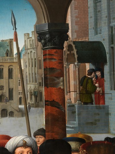 Detalhe do julgamento de Cambises finlandês tekijältä Gerard David