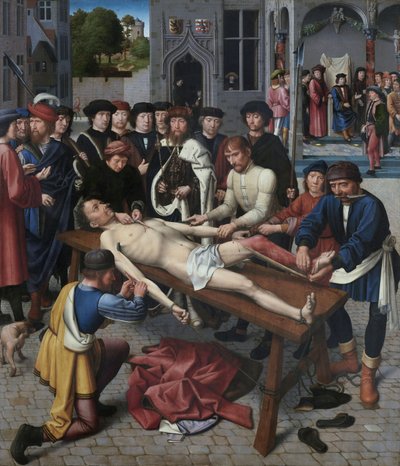 Dutch: The judgement of Cambyses: Sisamnesin nylkeminen Judgement of Cambyses: Sisamnesin nylkeminen tekijältä Gerard David