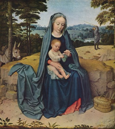 The Rest on the Flight to Egypt, c1510 tekijältä Gerard David