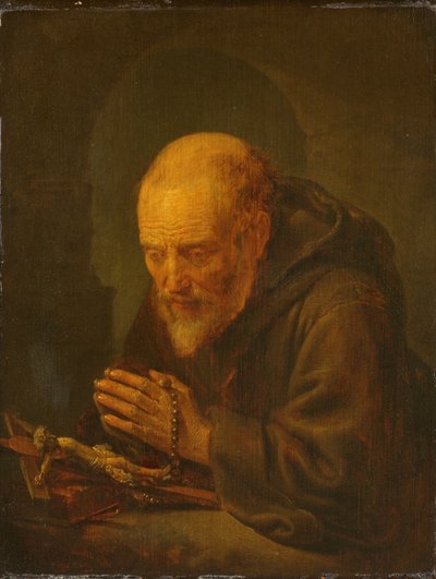 Hermitin rukous tekijältä Gerrit Dou