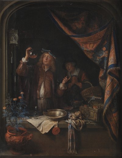 Vierailu lääkärissä tekijältä Gerrit Dou