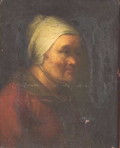 Vanha nainen tekijältä Gerrit Dou