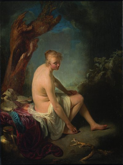Bather, noin 1662-1665. tekijältä Gerrit Dou