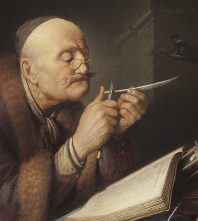 Tutkija teroitti sulkakynää tekijältä Gerrit Dou