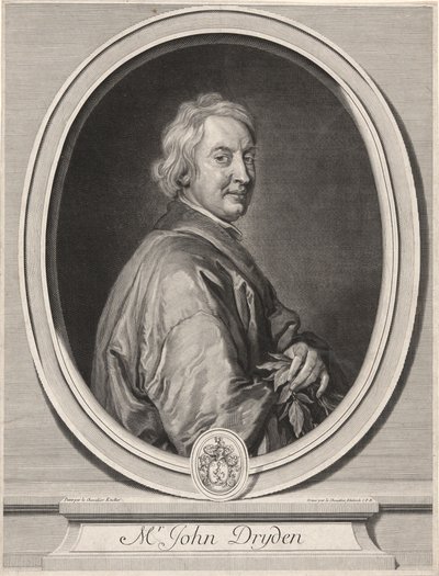 John Dryden (1631-1707) tekijältä Gérard Edelinck