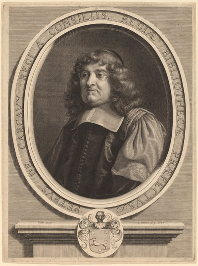 Pierre de Carcavy tekijältä Gerard Edelinck after Louis Testelin