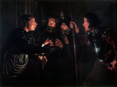 Pyhän Pietarin kieltäminen, 1620-luku. tekijältä Gerard . Seghers