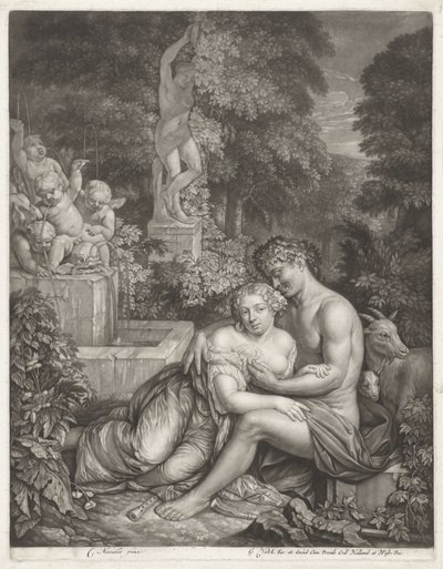 Vertumnus en Pomona tekijältä Gerard Valck