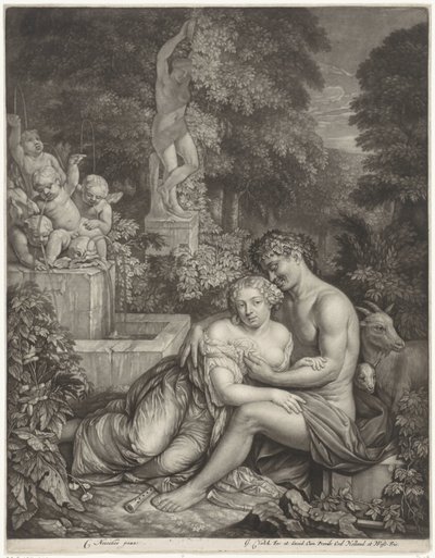 Vertumnus en Pomona tekijältä Gerard Valck