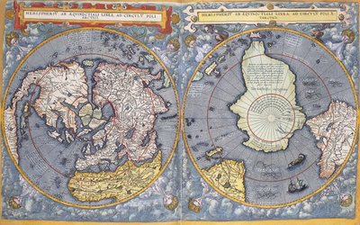Pohjois- ja Etelänavat, 1593 tekijältä Gerard de Jode