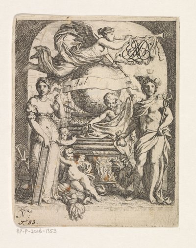 Mercury and the Weaving Art tekijältä Gerard de Lairesse