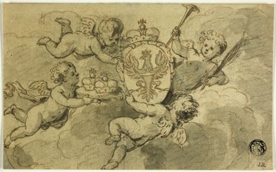 Putti ja vaakuna tekijältä Gerard de Lairesse