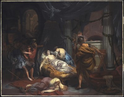 Kleopatran kuolema, 1686 tekijältä Gerard de Lairesse