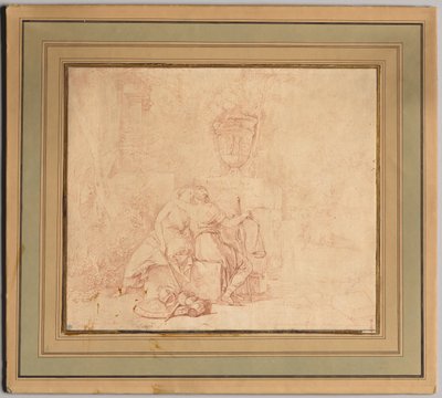 Rauhan ja oikeuden suudelma, vuoden 1654 jälkeen. tekijältä Gerard de Lairesse