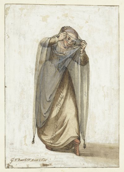 Venetsialainen kurtisaani tekijältä Gerard ter Borch (I)
