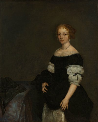 Aletta Pancras (1649-1707) Francois de Vicqin vaimo tekijältä Gerard ter Borch (II)