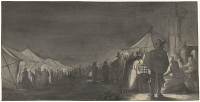 Maitotori Zwollessa yöllä tekijältä Gerard ter Borch (II)