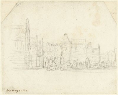 Grote Markt Haarlemissa tekijältä Gerard ter Borch (II)