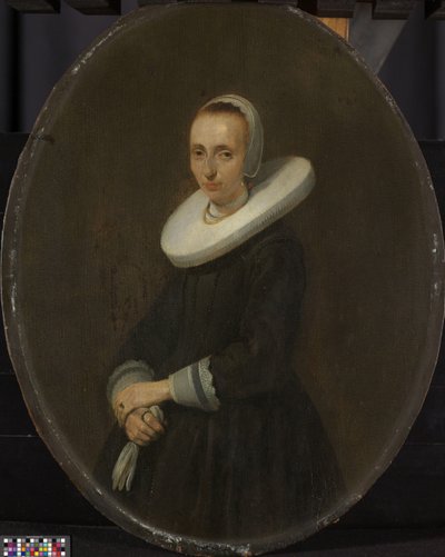 Johanna Bardoel (k. 1667). Gerard the Schalken vaimo tekijältä Gerard ter Borch (II)