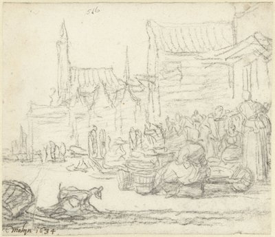 Markkinalautakela tekijältä Gerard ter Borch (II)