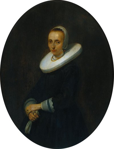 Johanna Bardoel (k. vuoden 1667 jälkeen). Gerard van der Schalcken vaimo tekijältä Gerard ter Borch