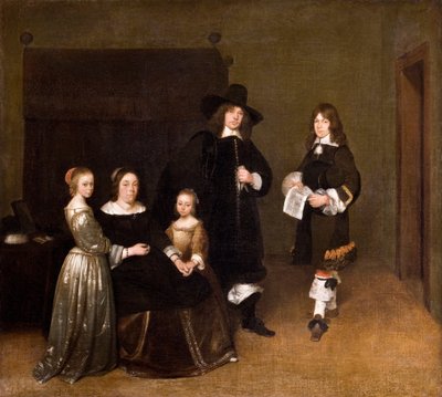 Perheen muotokuva, 1656 tekijältä Gerard ter Borch