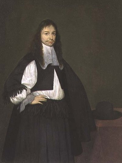 Gentlemanin muotokuva, n. 1667-1668 (katso pari 64506) tekijältä Gerard ter Borch