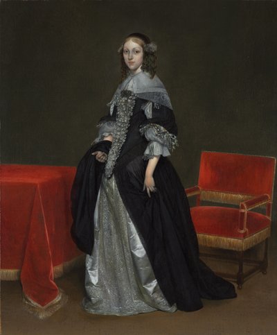 Naisen muotokuva, n. 1665 tekijältä Gerard ter Borch