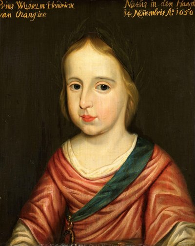 Oranssin prinssin William III:n muotokuva tekijältä Gerard van Honthorst (workshop of)
